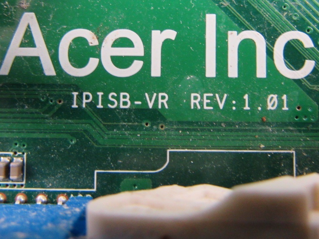 Download Acer Ipisb-Vr Rev 1.01 Manual